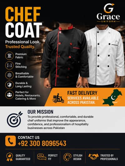 Premium Chef Coats Available || Chef Uniforms for Hotels & Restaurants