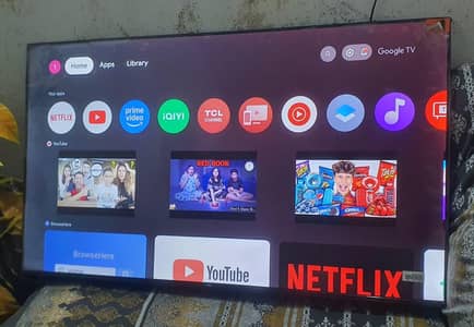Tcl 43 jnch 4k google tv borderless led with remote price final