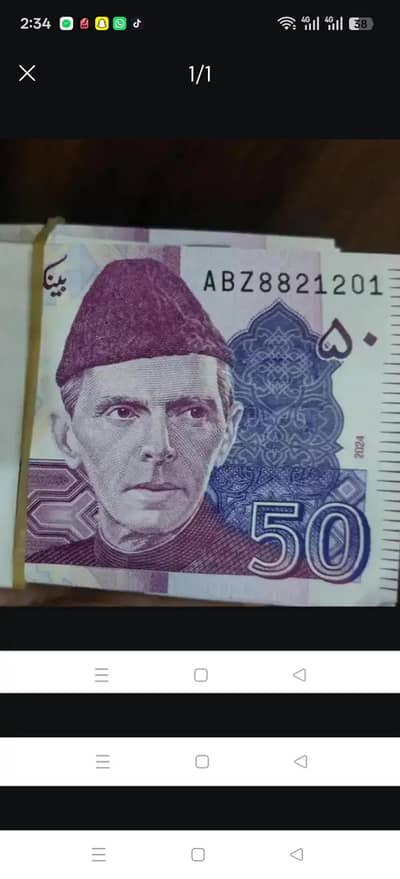 fresh note 10,20,50 or 100 wla brand new h