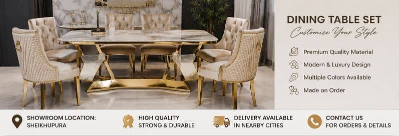 Customized Furniture Available – Made on Order