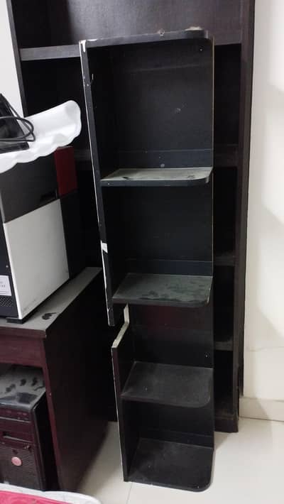 cutout long bookshelf