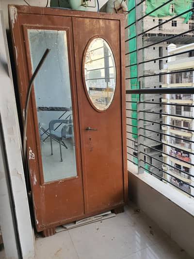 heavy iron cupboard with tijori