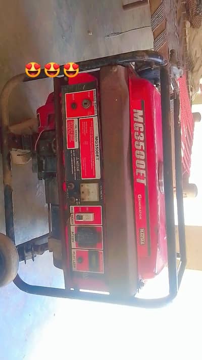 : “MG3500ET Generator urgent sale – good condition”