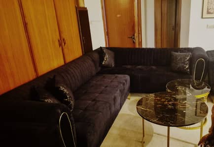 Elegant L-Shaped Sofa Set/ Corner Sofa Set/ 6 Seater Sofa Set