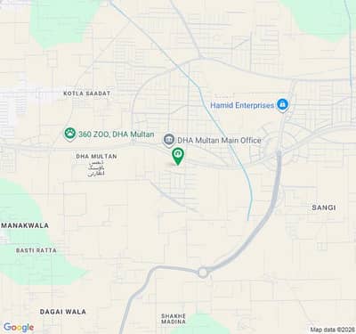 Kanal Plot for sale in DHA Multan Phase 1 Sector R