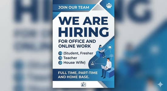 Hiring male and female for work in Lahore