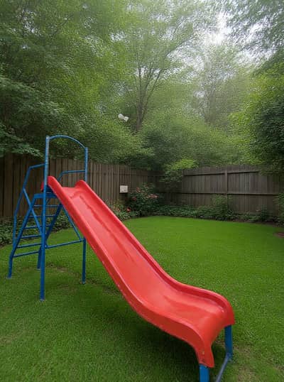 Kids slide 13 feet