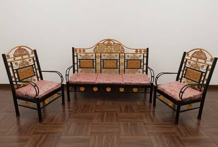 iron sofa set heavy guage