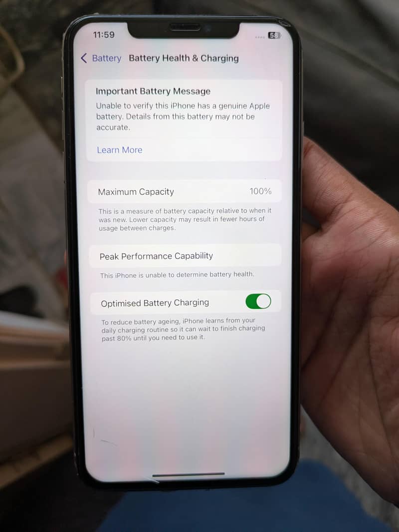 iPhone xs max 0