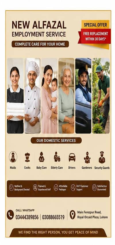 Trusted Domestic Staff Services for Your Home