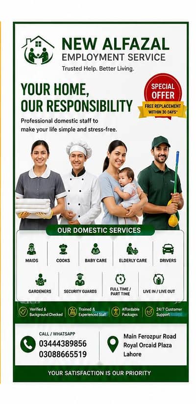 Reliable Home Staff Solutions at Your Doorstep