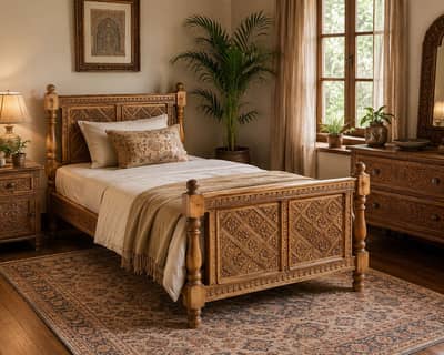 Single Bed Beautiful Design
