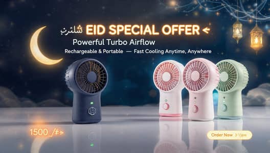 Premium Turbo Fan Mini Handheld Fan
