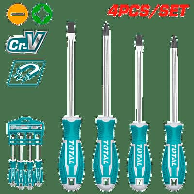 TOTAL THT250604 Screwdriver Set In Pakistan | Electrician Hand Tools