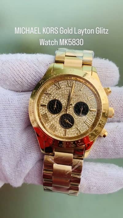 Michael kors lyton glitz GOLD