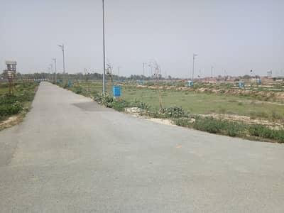 Corner Location 5 Marla Plot For Sale Easy Access to 120 Feet Wide Main Road
