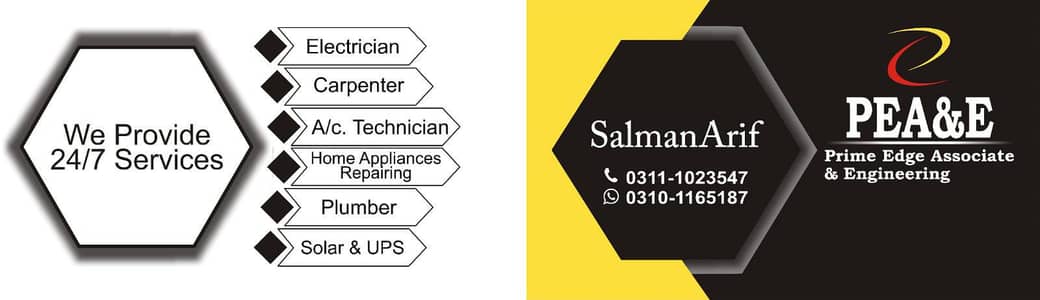 Electrician and plumber at your doorstep in nishter coluny