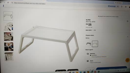 ikea bed table