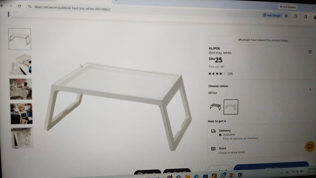 ikea bed table 0