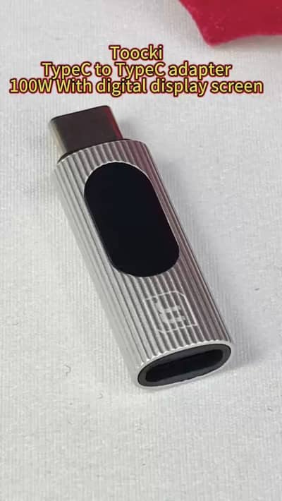 Toocki Type C to Type C adapter 100W With digital display screen