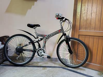 Bicycle Galaxy Folding + Aluminum Imported Bicycle 26 inches For Sale