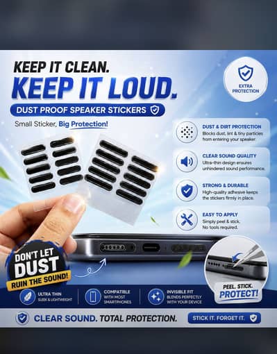 Mobile speaker jali net dust proof net