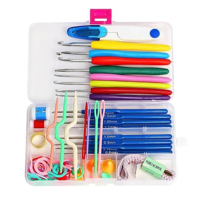 Brand new crochet kit + 13 crochet yarn bundle | complete starter set