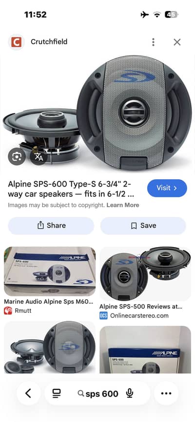 Alpine SPS-600 Type S and IDA-X305