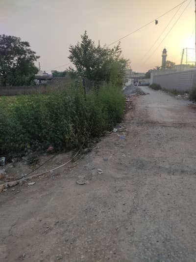 Kanal Commercial/Residential Plot for Rent – Boundary Wall Built