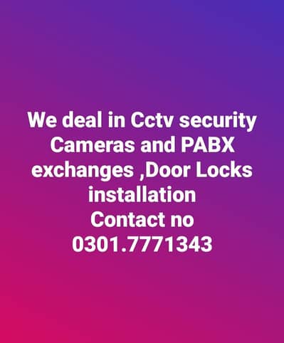 Cctv and Ip Cameras installation
