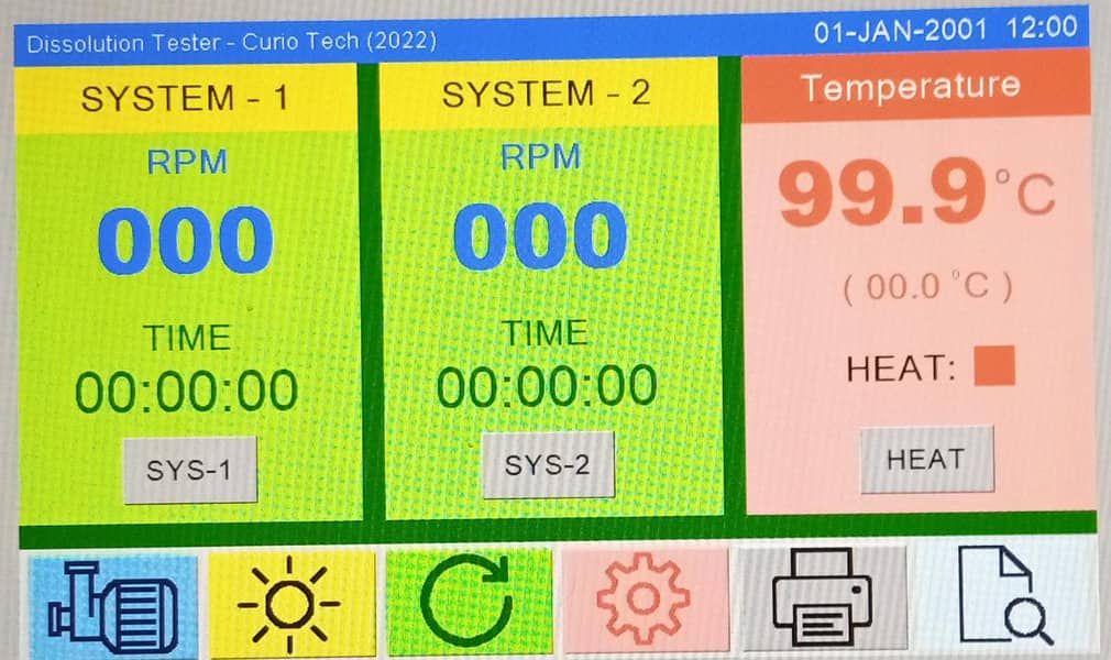 Stability Chamber Control Touch LCD 6
