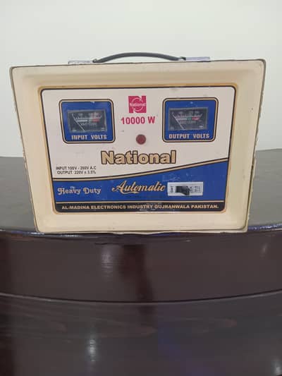 National Heavy Duty 10000W Stabilizer - Pure Copper Winding