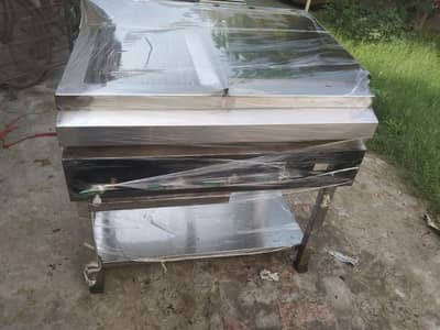 Deep fryer and hot grill