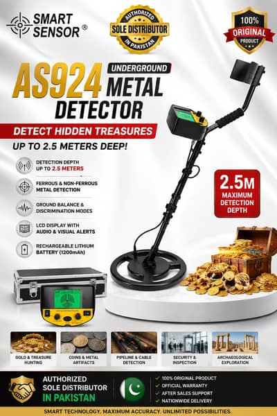 AS944-3M Smart Sensor Underground Metal Detector In Pakistan