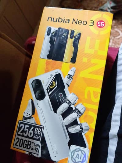 Nubia neo 3 5g 12gb ram or 256 gb storage %%%,
