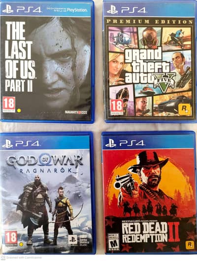 Rdr 2,Lastofus2,Godofwar,Gta5