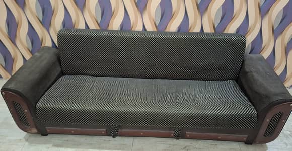 2 in 1 Sofa Cum Bed – Comfortable & Stylish – Good Condition