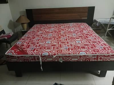 Wooden bed from habitt