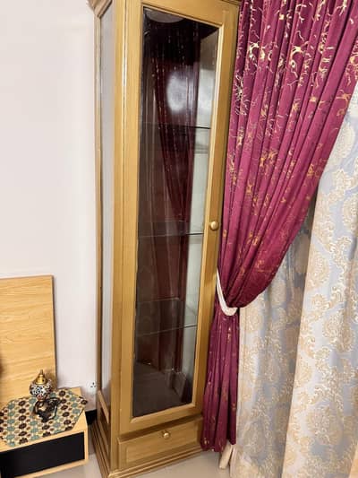 wooden showcase