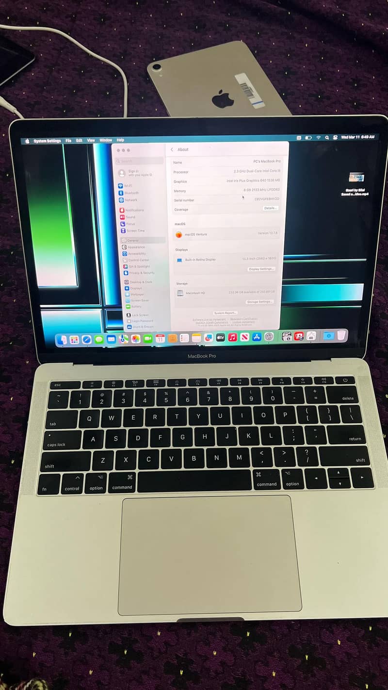 Macbook pro 2017 3