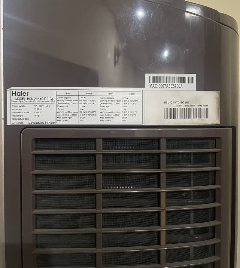 Haier inverter Ac 2 ton Good condition 4