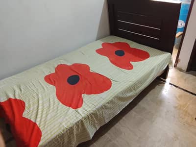 Single bed with mattress for sale