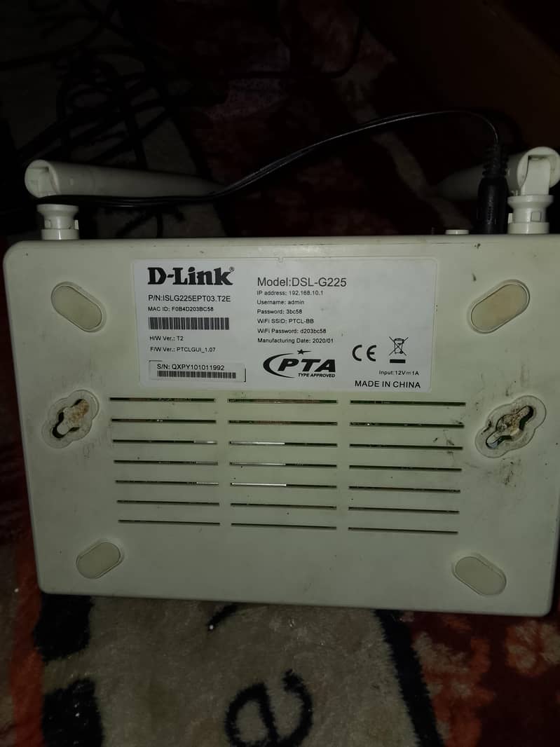 PTCL modem router 1