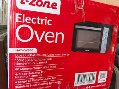 I zone electric oven microwave