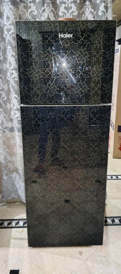 Haier Double Door Fridge" Only 2 years used body 10/10. Need Repairing