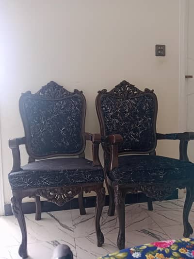 wooden chairs