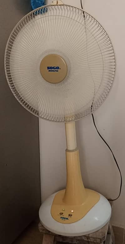 sogo rechargeable fan