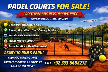 Profitable Padel Courts Business Opportunity