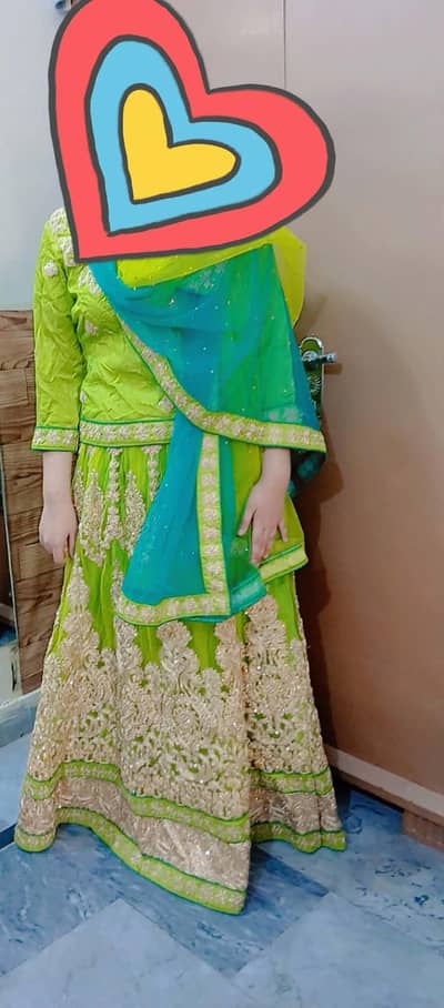 mehandi lehnga