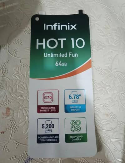infinx hot10 10 by 10 no open no repair change imposibal